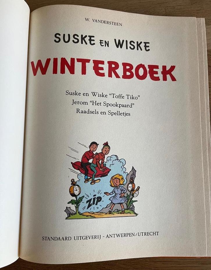 Suske en Wiske Winterboek 1974, Boeken, Stripboeken, Gelezen, Eén stripboek, Ophalen of Verzenden