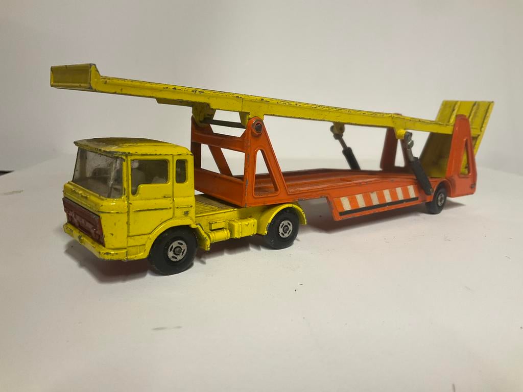 Matchbox Daf Superkings transporter 3, Ophalen of Verzenden, Gebruikt, Bus of Vrachtwagen, Matchbox