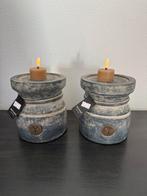 2 stuks BRYNXZ candleholder basic ancient clay, Ophalen of Verzenden, Nieuw, Overige materialen, Minder dan 25 cm