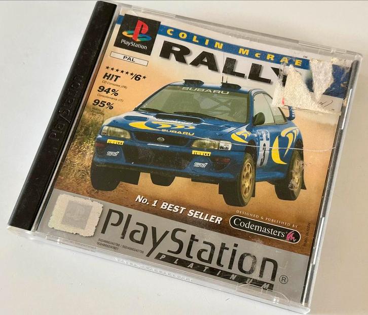 Colin McRae Rally PS1 game, Spelcomputers en Games, Games | Sony PlayStation 1, Gebruikt, Racen en Vliegen, 1 speler, Vanaf 3 jaar
