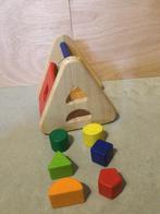 Pintoy houten vormenstoof/vormendoos, zgan, Kinderen en Baby's, Speelgoed | Houten speelgoed, Ophalen of Verzenden, Zo goed als nieuw