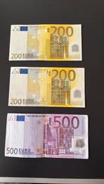 500 en 200 Euro biljetten, Postzegels en Munten, Bankbiljetten | Europa | Eurobiljetten, Ophalen, Overige landen, 200 euro