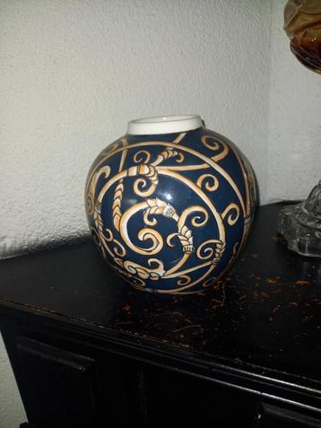 Gemberpot satsuma handgeschilderd gemerkt beschikbaar voor biedingen