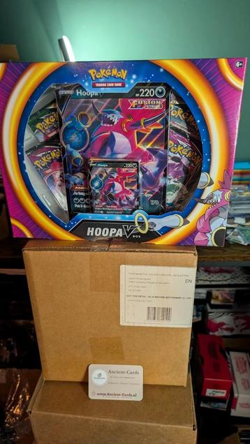 sealed case hoopa v boxen (6stuks) pokèmon  beschikbaar voor biedingen