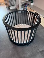 Zwarte ronde box, Kinderen en Baby's, Boxen, Ophalen, Zo goed als nieuw, Rond, In hoogte verstelbaar