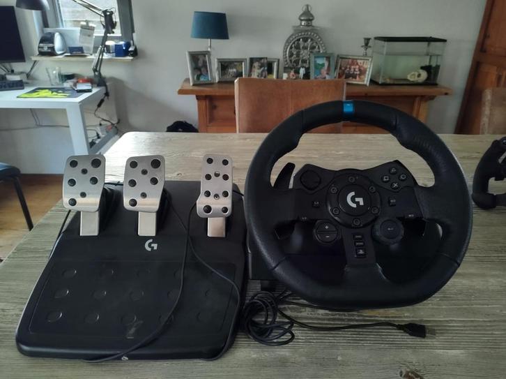 Logitech G923 Volledige set, Spelcomputers en Games, Spelcomputers | Sony PlayStation Consoles | Accessoires, Zo goed als nieuw
