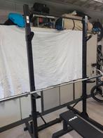 Squat rack geheel compleet Ziva schijven., Sport en Fitness, Fitnessmaterialen, Ophalen, Zo goed als nieuw, Halterset