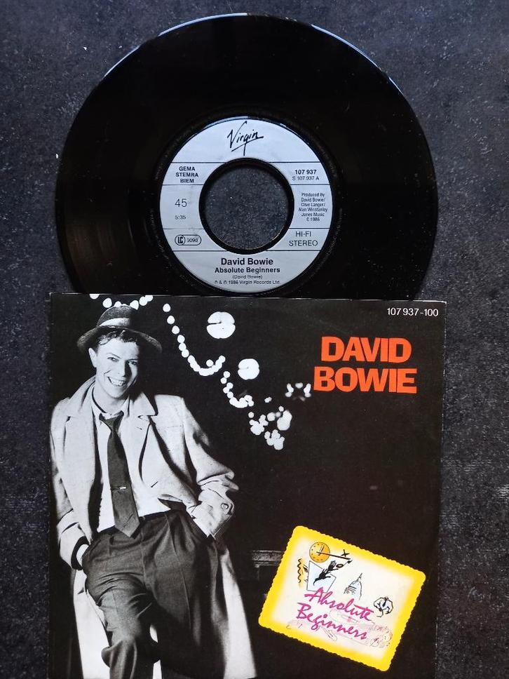 David Bowie - Absolute Beginners 1986, Cd's en Dvd's, Vinyl Singles, Gebruikt, Single, Pop, 7 inch, Ophalen of Verzenden