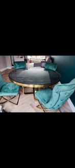 Richmond eettafel en stoelen, Huis en Inrichting, Tafels | Eettafels, Ophalen, 100 tot 150 cm, Rond, 150 tot 200 cm