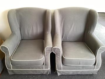 Twee fauteuils/stoelen beschikbaar voor biedingen