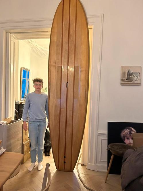 Sup plank (2stuks) hout, prof handgemaakt, lichtgewicht, Watersport en Boten, Suppen, Zo goed als nieuw, Ophalen of Verzenden