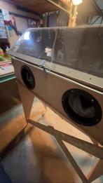 Grote XXL Zandstraalcabine / Zandstraalkast + extra’s, Doe-het-zelf en Verbouw, Compressors, Ophalen, Gebruikt, 6 tot 10 bar, 25 tot 100 liter