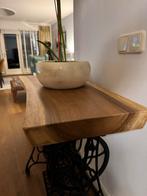 Singer Naaimachine Onderstel met Houten Tafelblad, Ophalen, Gebruikt, Minder dan 50 cm, Minder dan 25 cm