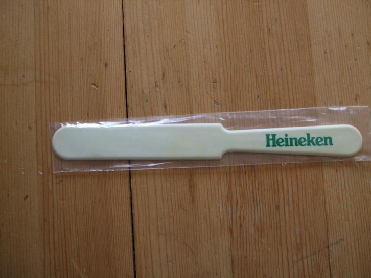 Heineken bierspatel / afschuimer (nr.8), Verzamelen, Biermerken, Nieuw, Overige typen, Heineken, Ophalen of Verzenden