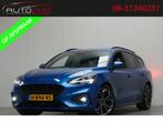 Ford FOCUS Wagon 1.5 EcoBoost ST Line Business 180 PK! LED 1, Auto's, Ford, Stof, Blauw, Origineel Nederlands, Stationwagon