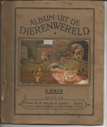 PLAATJESALBUM  Uit de Dierenwereld 1e druk compleet 1922 beschikbaar voor biedingen