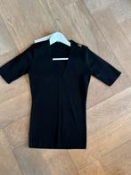 Nikkie top xs, Zwart, Ophalen of Verzenden, Zo goed als nieuw, Korte mouw
