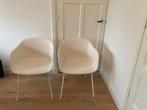 Muuto Fiber Stoelen - wit Set van 2, Huis en Inrichting, Stoelen, Ophalen, Kunststof, Twee, Wit