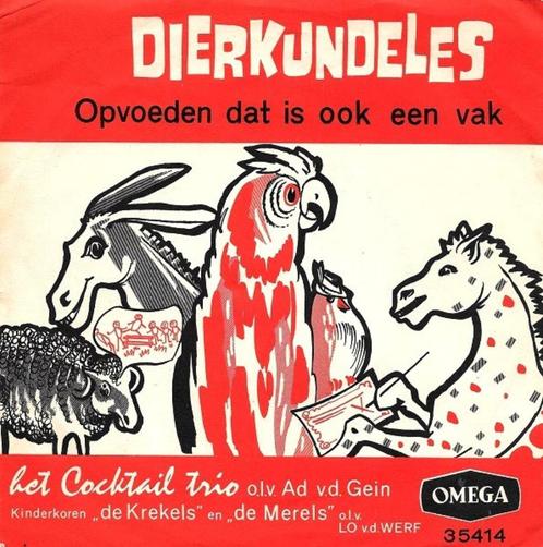 Ruil of koop Het Cocktail Trio "Dierkundeles" (1964), Cd's en Dvd's, Vinyl Singles, Gebruikt, Single, Nederlandstalig, 7 inch