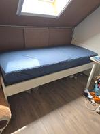 Ikea slakt bed inclusief lattenbodem zonder matras, Ophalen, 90 cm, Eenpersoons, Wit