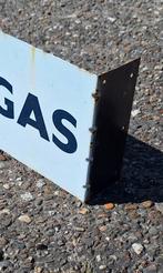 Dubbelzijdig emaille reclamebord van Shell️️⛽️, Reclamebord, Gebruikt, ., Ophalen of Verzenden