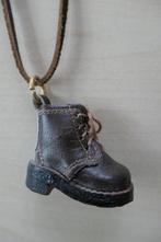 Leren ketting met schoen als hanger, Ophalen of Verzenden, Bruin, Overige materialen