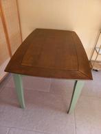 Eettafel Noten Beits Groen - 150x90x75.5cm, Ophalen of Verzenden