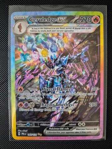 147 Ceruledge Prismatic Pokemon TCG beschikbaar voor biedingen