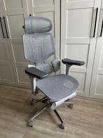 Ergonomische bureaustoel te koop! - incl. voetensteun, Ophalen, Gaming bureaustoel, Zo goed als nieuw, Grijs