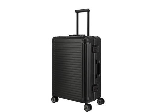 Travelite aluminium koffer 'Next' M 67 NIEUW black / zwart, Sieraden, Tassen en Uiterlijk, Koffers, Nieuw, Verzenden