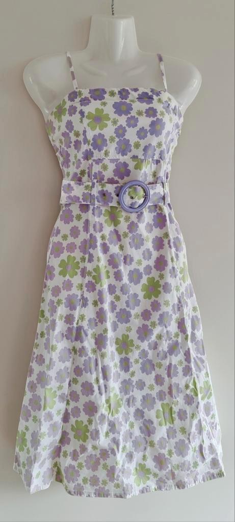 Supertof zomerjurkje van Only mt36, Kleding | Dames, Jurken, Gedragen, Maat 36 (S), Wit, Onder de knie, Ophalen of Verzenden