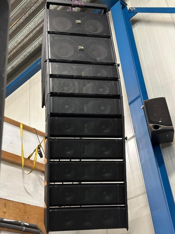 Stage IMG Stageline L-Ray-1000 actieve line array 700W, Audio, Tv en Foto, Professionele Audio-, Tv- en Video-apparatuur, Zo goed als nieuw