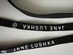 NIEUW Jane Lushka veter koord riem zwart met witte JL tekst, Minder dan 3 cm, 100 cm of meer, Verzenden, Zwart