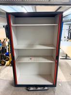 Gebruikte Aspa Ypso roldeurkast - Rood - 195x120cm, Huis en Inrichting, Kasten | Roldeurkasten en Archiefkasten, Gebruikt, 100 tot 150 cm