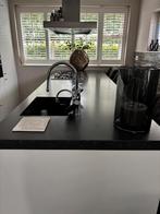 Witte keuken kasten en (schier)eiland composiet, Huis en Inrichting, Keuken | Complete keukens, Ophalen, Gebruikt, Wit, Overige typen