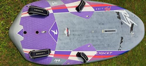 Exocet RS 7 Slalom-Raceboard 149L, Watersport en Boten, Windsurfen, Gebruikt, Plank, Minder dan 250 cm, Met draagtas, 7 m² of meer