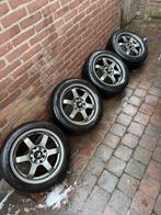 15 Inch JR3 JR Wheels 4x100 - 4x114.3 velg set 195-50-15, Auto-onderdelen, Banden en Velgen, Ophalen, 15 inch, Band(en), 195 mm