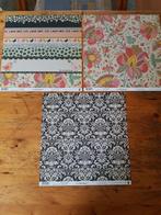 Prachtige set dubbelzijdige scrapvellen it's the little thin, Ophalen of Verzenden, Nieuw, Papier of Karton