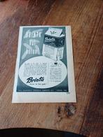 Advertentie van Brinta volkoren Scholten Foxhol 1949, Ophalen of Verzenden, Gebruikt, Overige typen