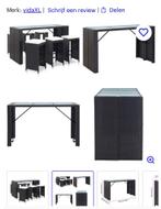 NIEUW: Luxe Tuin Bar Set - 6 Personen - In doos, Tuin en Terras, Ophalen, Overige materialen, 6 zitplaatsen, Nieuw