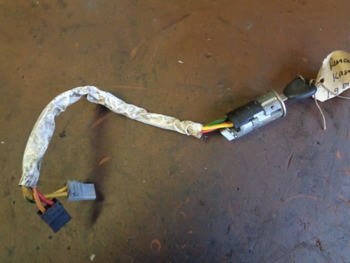 Kontaktslot + Sleutel van een Renault Kangoo, Auto-onderdelen, Overige Auto-onderdelen, Gebruikt, 3 maanden garantie, Ophalen