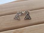Zilveren Alziend Oog Oorknopjes, Sieraden, Tassen en Uiterlijk, Nieuw, Ophalen of Verzenden, Knopjes of Stekers, Zilver
