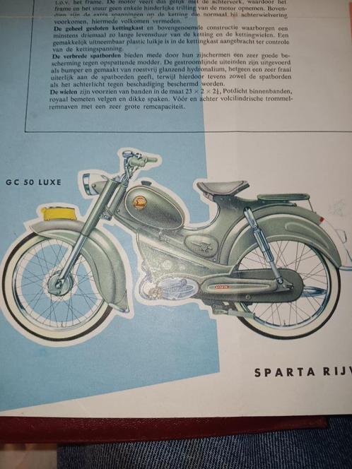 spartabrommer gc50-1959, Fietsen en Brommers, Brommers | Oldtimers, Overige merken, Ophalen