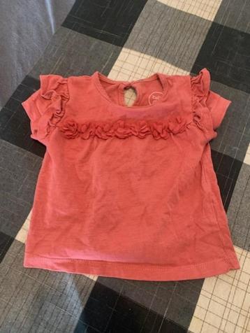 Roze T-shirtje van de C&A. Maat 62 beschikbaar voor biedingen