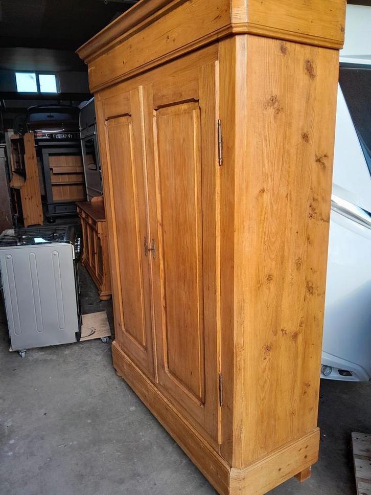 Antieke Oud Grenen kast, Antiek en Kunst, Antiek | Meubels | Kasten, Ophalen