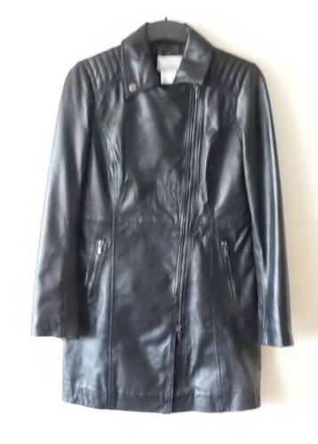 NIEUW LAMS LEREN zwart JASJE TAMARIS mooie voering M beschikbaar voor biedingen