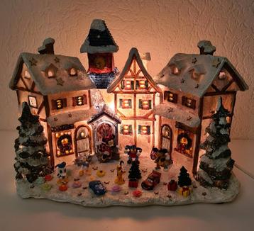 Prachtig kerstdorp met o,a
minnie,mickey,cars. beschikbaar voor biedingen