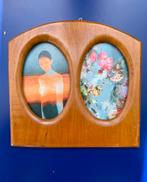 Houten wissel lijst vintage mooie makelij, Ophalen of Verzenden