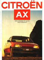 Folder Citroen AX 1986, Ophalen of Verzenden, Gelezen, Citroën