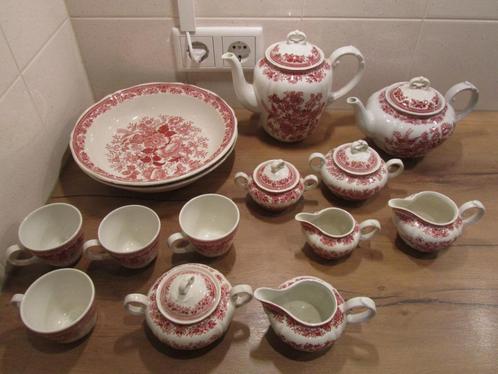Fasan rood / roze Villeroy en Boch serviesdelen Fazan, Huis en Inrichting, Keuken | Servies, Zo goed als nieuw, Porselein, Ophalen of Verzenden